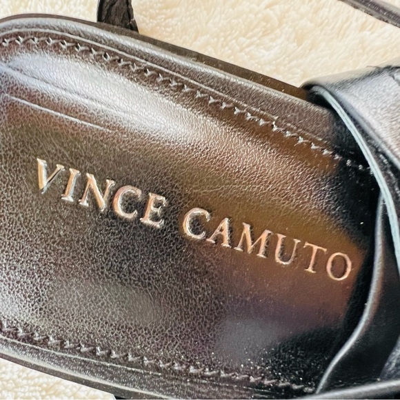 VINCE CAMUTO STRAPPY BLACK GLADIATOR LACE UP SANDALS SIZE 7.5 NEW - Picture 15 of 15